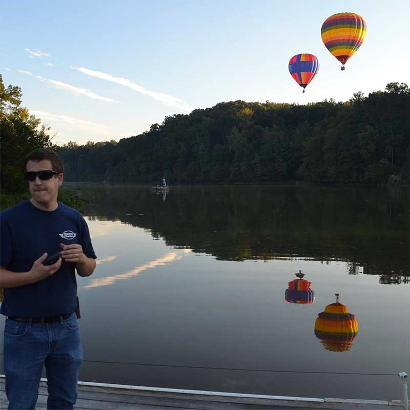 Kyle — Chase Crew at Monticello Country Ballooning
